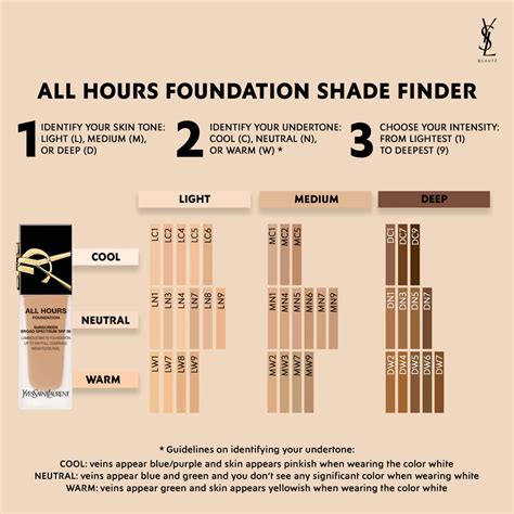 ysl all hours swatches|YSL foundation shade finder.